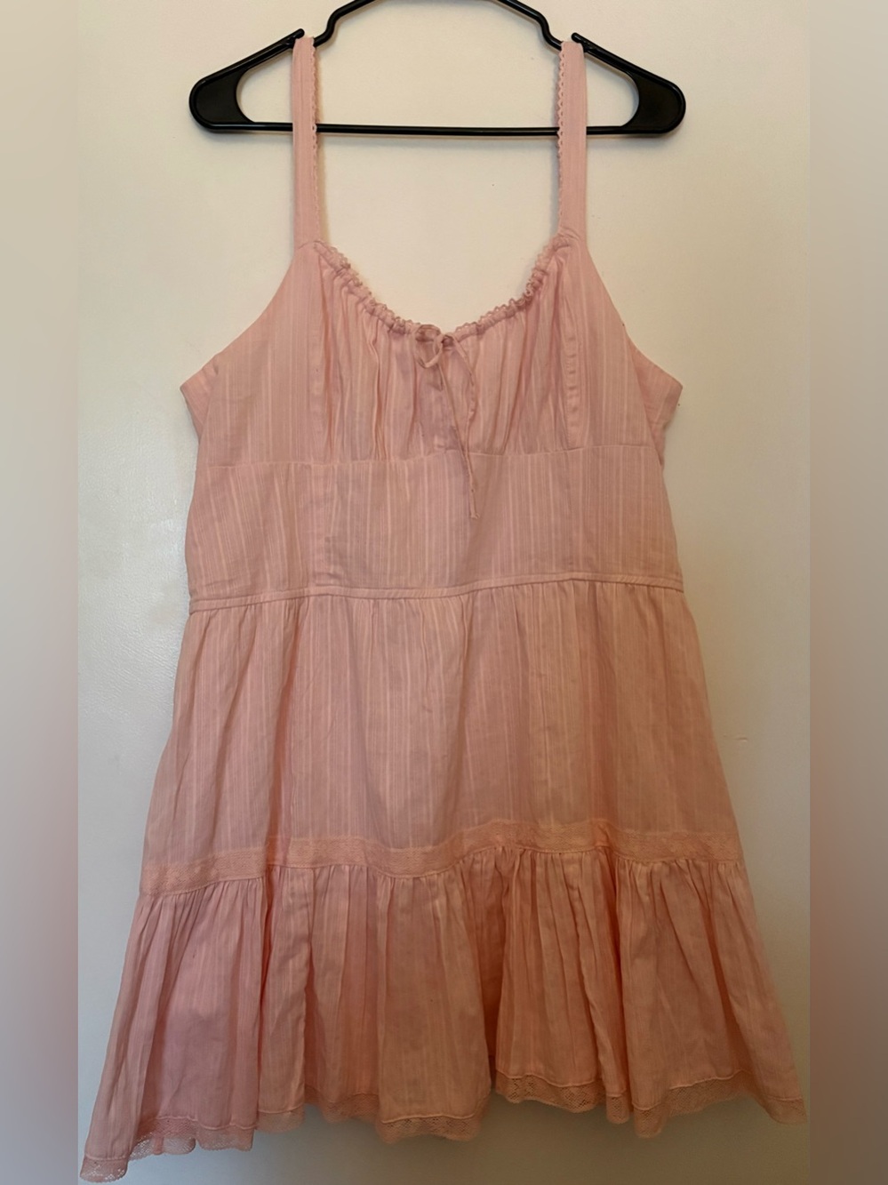 Aeropostale Pale Pink Tiered Sundress